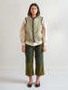 A B E L I N E Cotton Moiré Quilted Vest - Thumbnail 2
