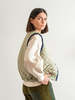 A B E L I N E Cotton Moiré Quilted Vest - Thumbnail 4