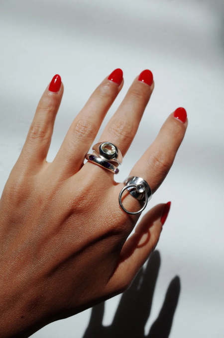 Mondo Mondo Atomic Square Ring in Bliss | Garmentory