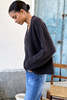 Emerson Fry Boxy V Neck Sweater - Cocoa - Thumbnail 1