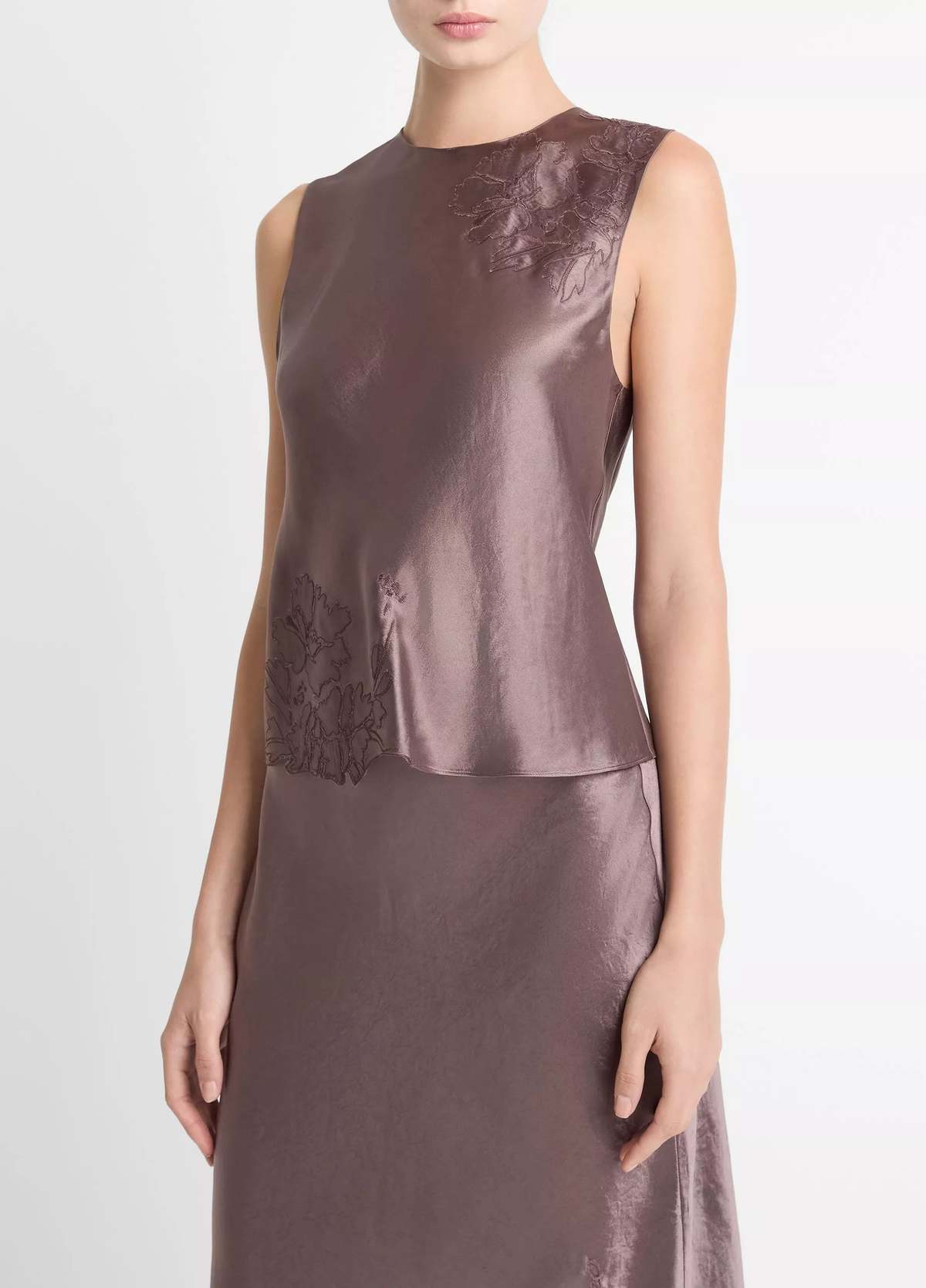 VINCE Embroidered Shell Top - Image 2 of 4