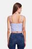 The Tile Club Bungalow Bustier Top - White/Navy Stripe - Thumbnail 7