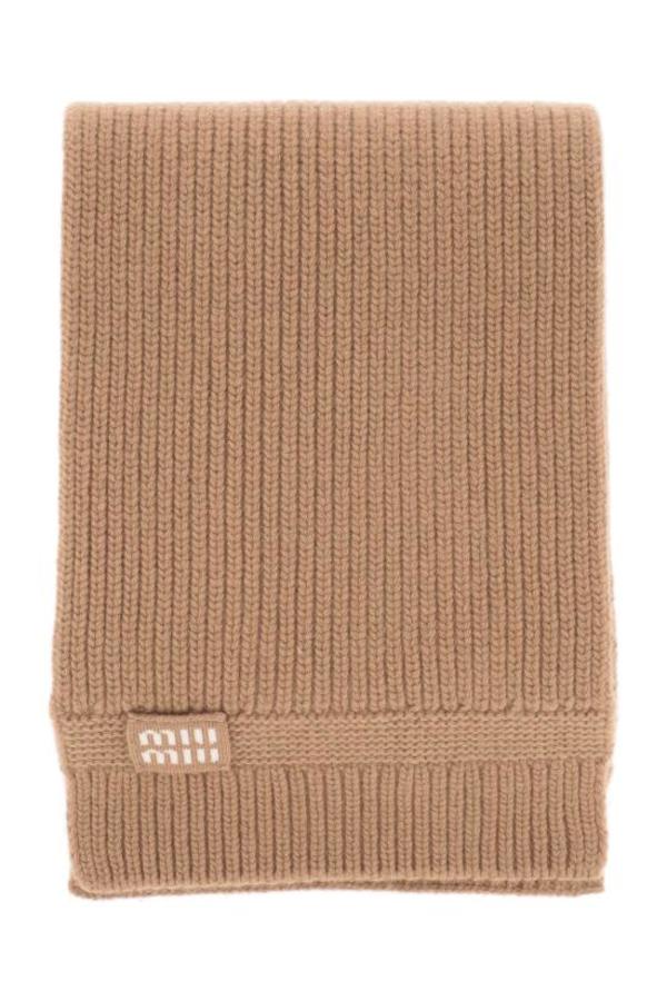 MIU MIU Scarf - Camel Brown