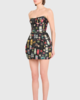 Amanda Uprichard Bowery Dress - Black Treasure Print - Thumbnail 4