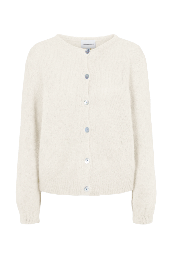 AMERICAN DREAMS Susan Alpaca Cardigan - White