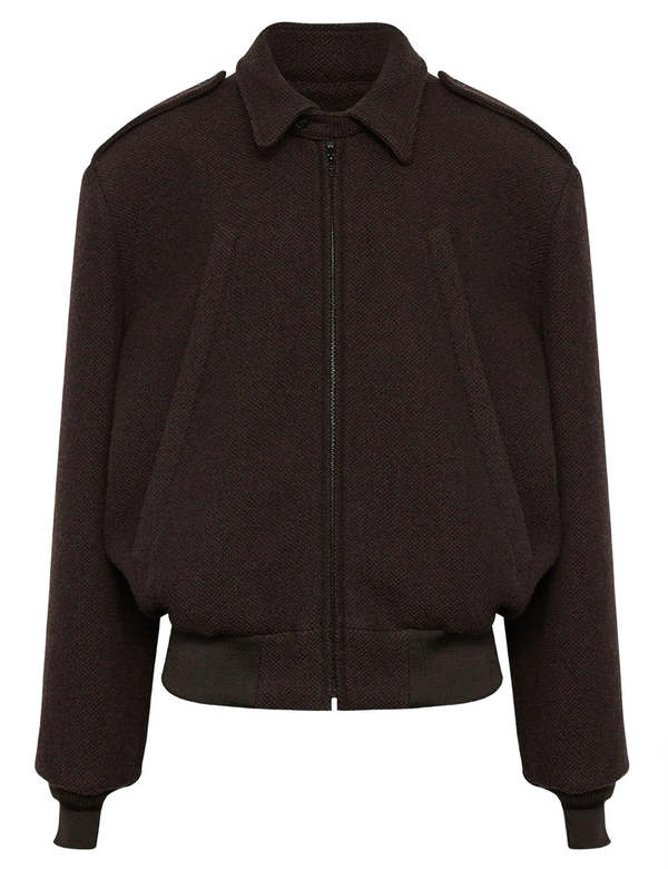 MM6 Maison Margiela Zip-Up Bomber Jacket