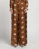 Marni Raven-Print Wide Leg Trousers - Brown - Thumbnail 5