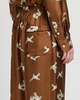 Marni Raven-Print Wide Leg Trousers - Brown - Thumbnail 6
