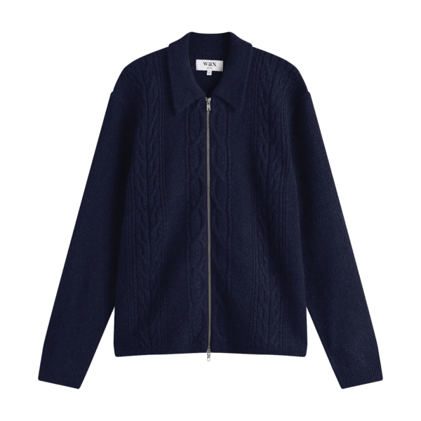 Wax London Friar Zip Cardigan