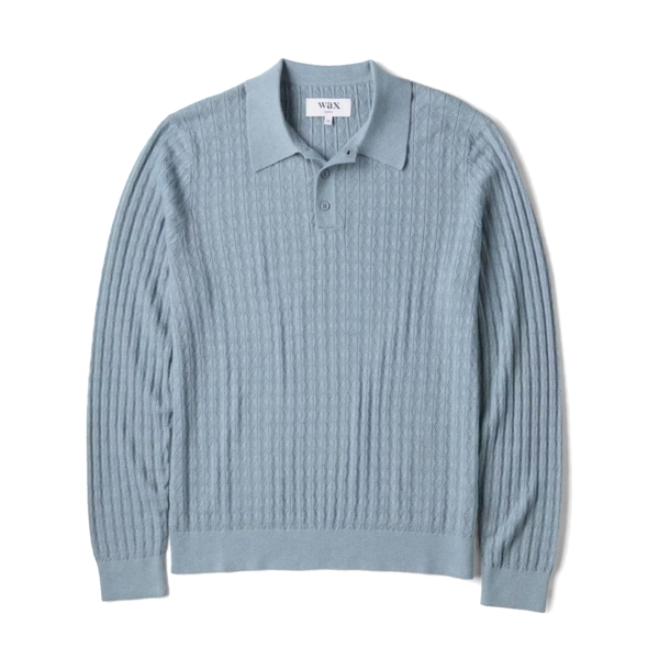 Wax London Oban Knitted Polo