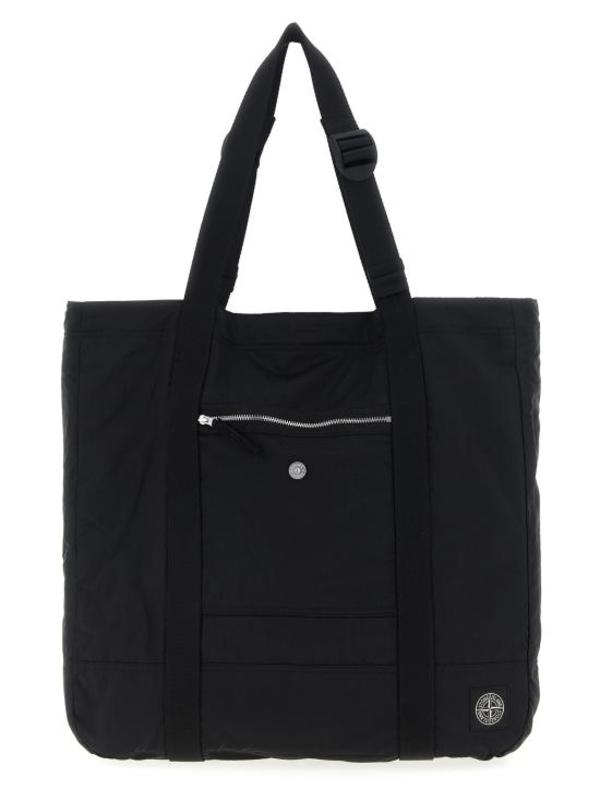 Stone Island Shoulder Bag - Black