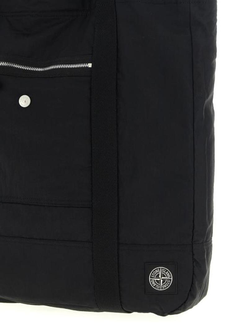 Stone Island Shoulder Bag - Black