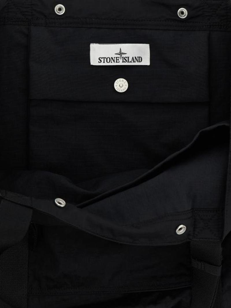 Stone Island Shoulder Bag - Black