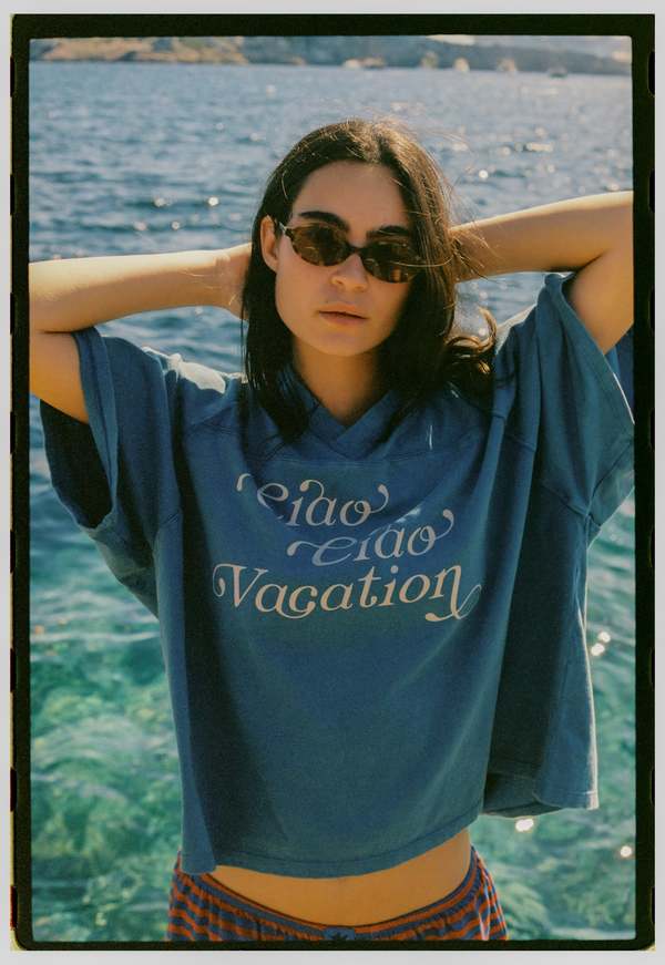 Ciao Ciao Vacation Vacay Crop Tee
