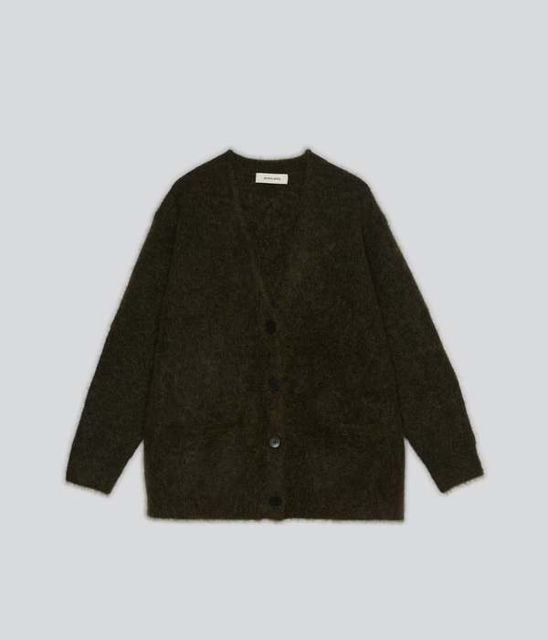 SAYAKA DAVIS NEW YORK Mohair Cardigan - Olive