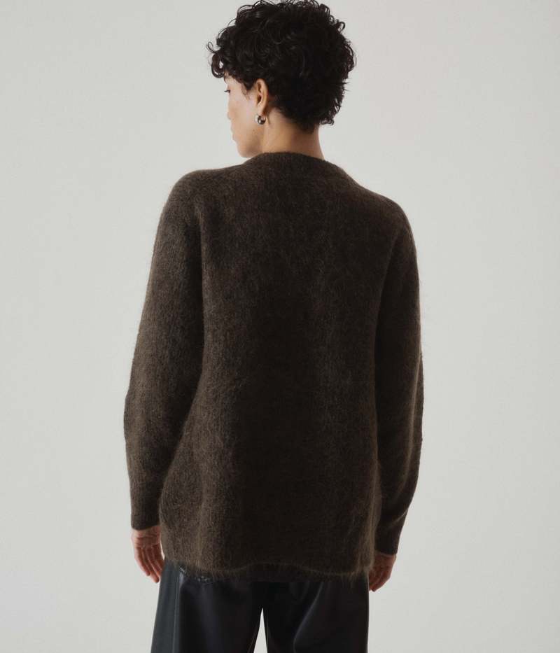 SAYAKA DAVIS NEW YORK Mohair Cardigan - Olive