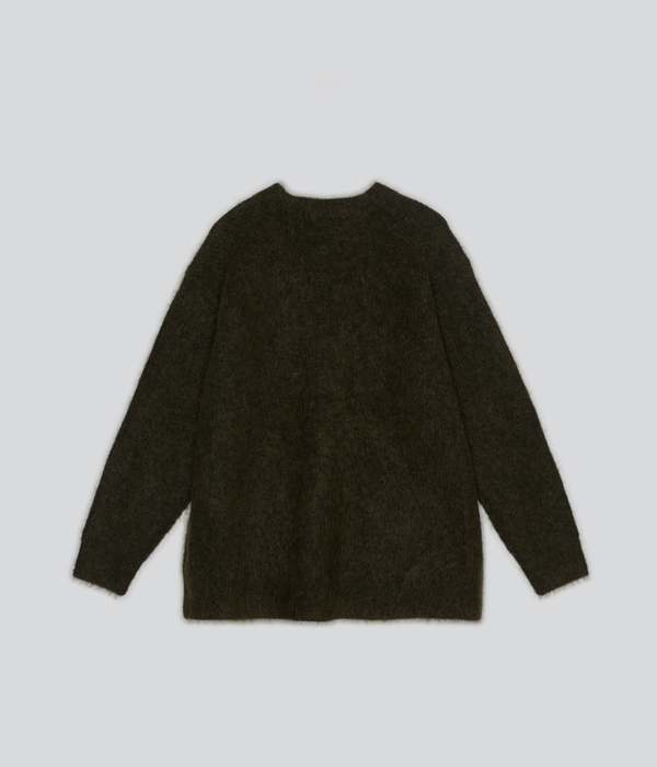 SAYAKA DAVIS NEW YORK Mohair Cardigan - Olive