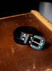 Fortela Thelma Calf Leather Turquoise Belt - Thumbnail 2