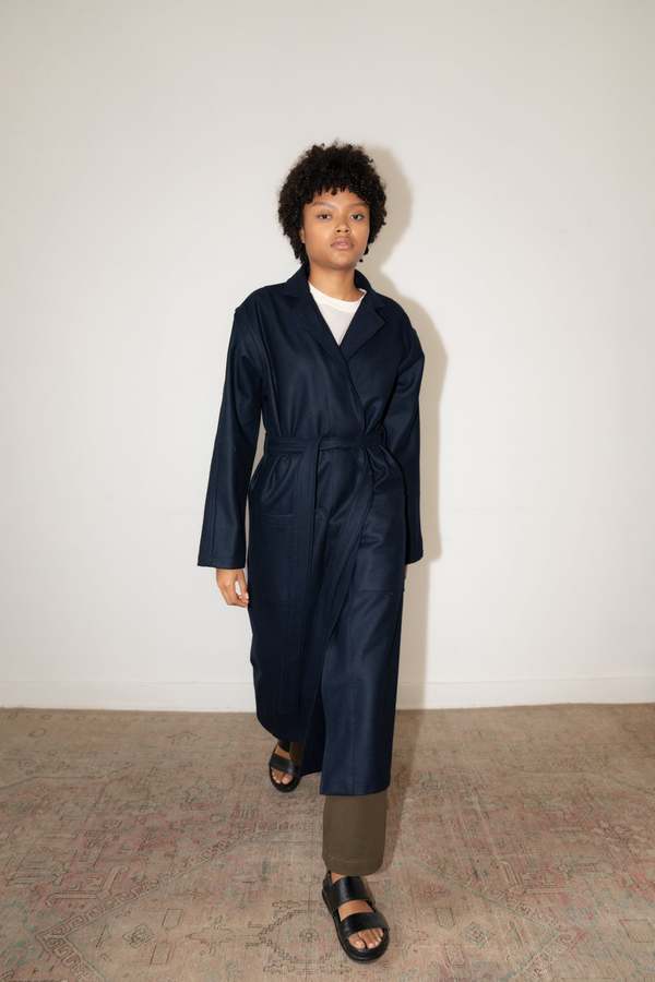 Zii Ropa Earl Coat - Navy