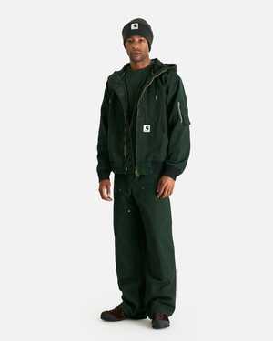 sacai Carhartt WIP Washed Ducked Hooded Blouson | Garmentory