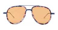 Thom Browne Aviator Sunglasses - Blue - Thumbnail 1