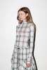 KkCo Split Turtleneck Top - Mixed Plaid - Thumbnail 4