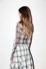 KkCo Split Turtleneck Top - Mixed Plaid - Thumbnail 6