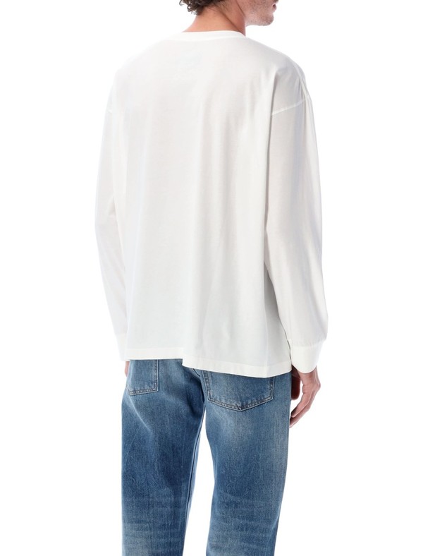 Maison Margiela Relaxed-Fit Long-Sleeve T-Shirt - White