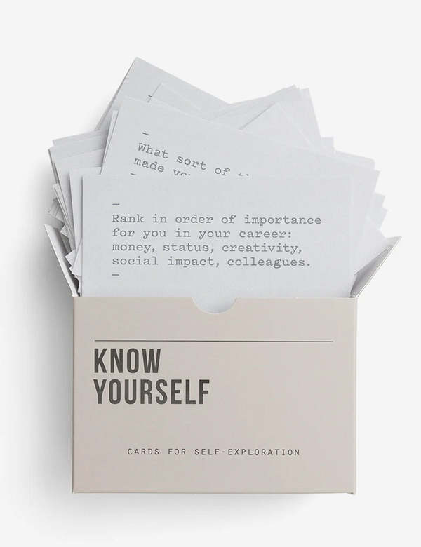 The School of Life Know Yourself Prompt Cards