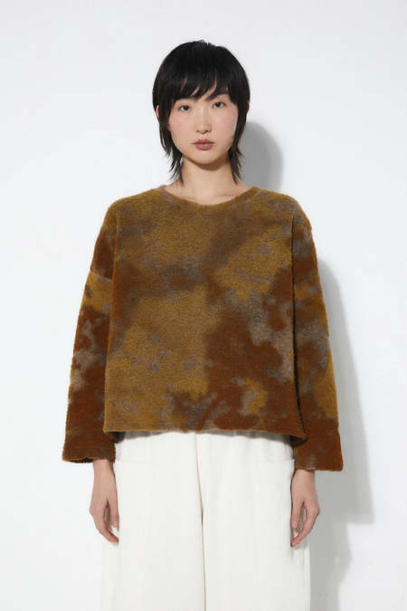 Auralee Super Kid Mohair Knit Pullover - Tie Dye | Garmentory