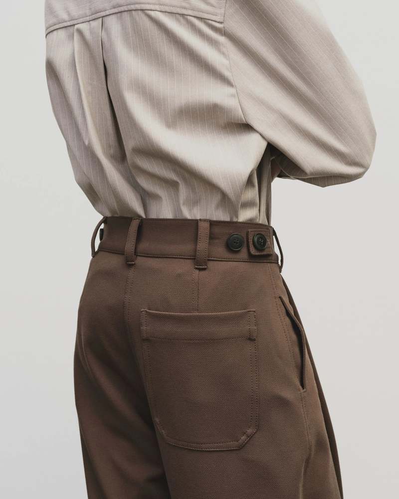 Mijeong Park Pleated Barrel-Leg Pants