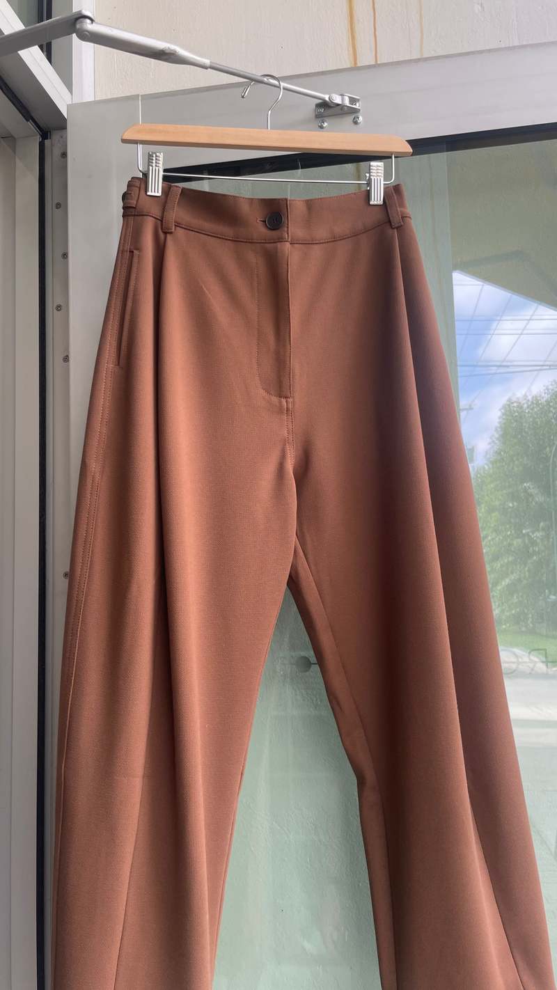 Mijeong Park Pleated Barrel-Leg Pants