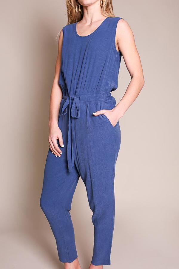 7115 by Szeki Sleeveless Drawstring Jumpsuit 7115 by Szeki Sleeveless Drawstring Jumpsuit