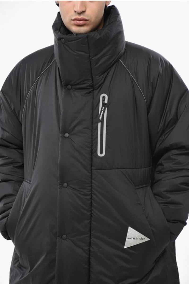 and wander Bubble Jacket - Black