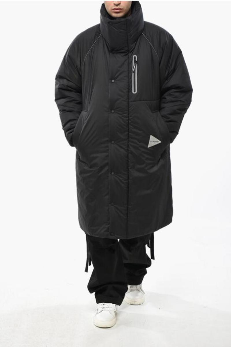 and wander Bubble Jacket - Black
