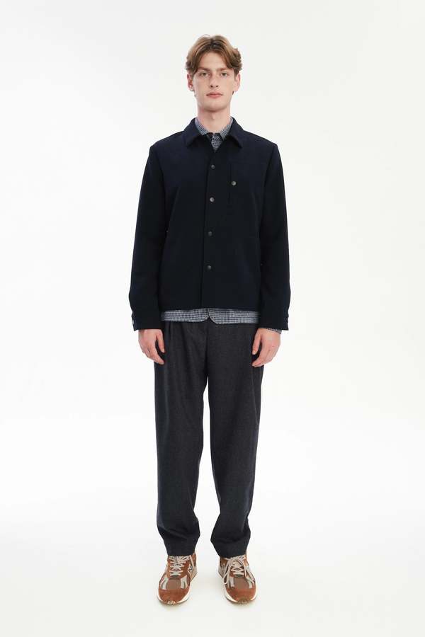 Delikatessen Snap Button Jacket - Navy