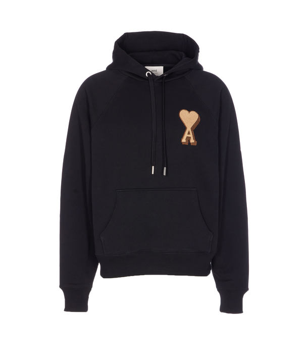 Ami Alexandre Mattiussi Adc Logo Hoodie - Black | Garmentory