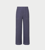 Pleats Please by Issey Miyake Denim-like Wide Leg Pants - Thumbnail 1