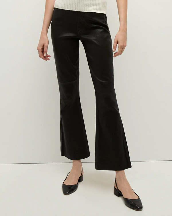 Veronica Beard Carson Leather Pant
