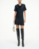 Staud Iris Silk Dress - Black - Thumbnail 2