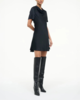 Staud Iris Silk Dress - Black - Thumbnail 3