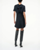 Staud Iris Silk Dress - Black - Thumbnail 4