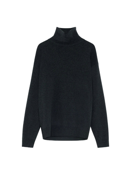 トップス LEMAIRE RIB TURTLENECK SQUID INK Lemaire Rib Turtleneck in Squid Ink – Diamond Dream Jewelry + Apparel