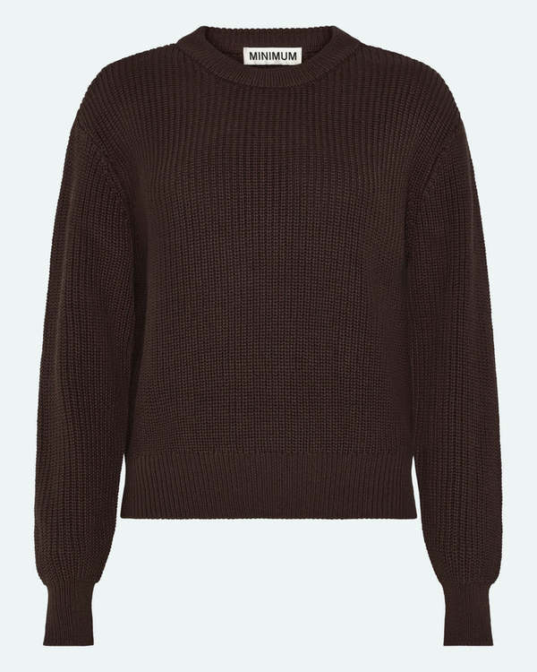Minimum Mikala Sweater - Seal Brown