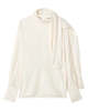 Rohe Foulard Silk Top - White - Thumbnail 1