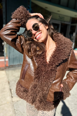 BLANK NYC Penny Lane Jacket - Brown | Garmentory