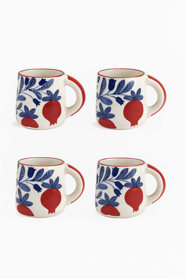 Casa Amarosa Anaar Coffee Mug (Set of 4)