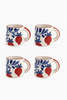 Casa Amarosa Anaar Coffee Mug (Set of 4) - Thumbnail 1
