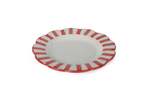 Casa Amarosa Ceramic Stripe Salad Plate Set of 4 - Thumbnail 4