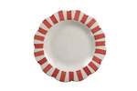 Casa Amarosa Ceramic Stripe Dinner Plate (Set of 4) - Thumbnail 2